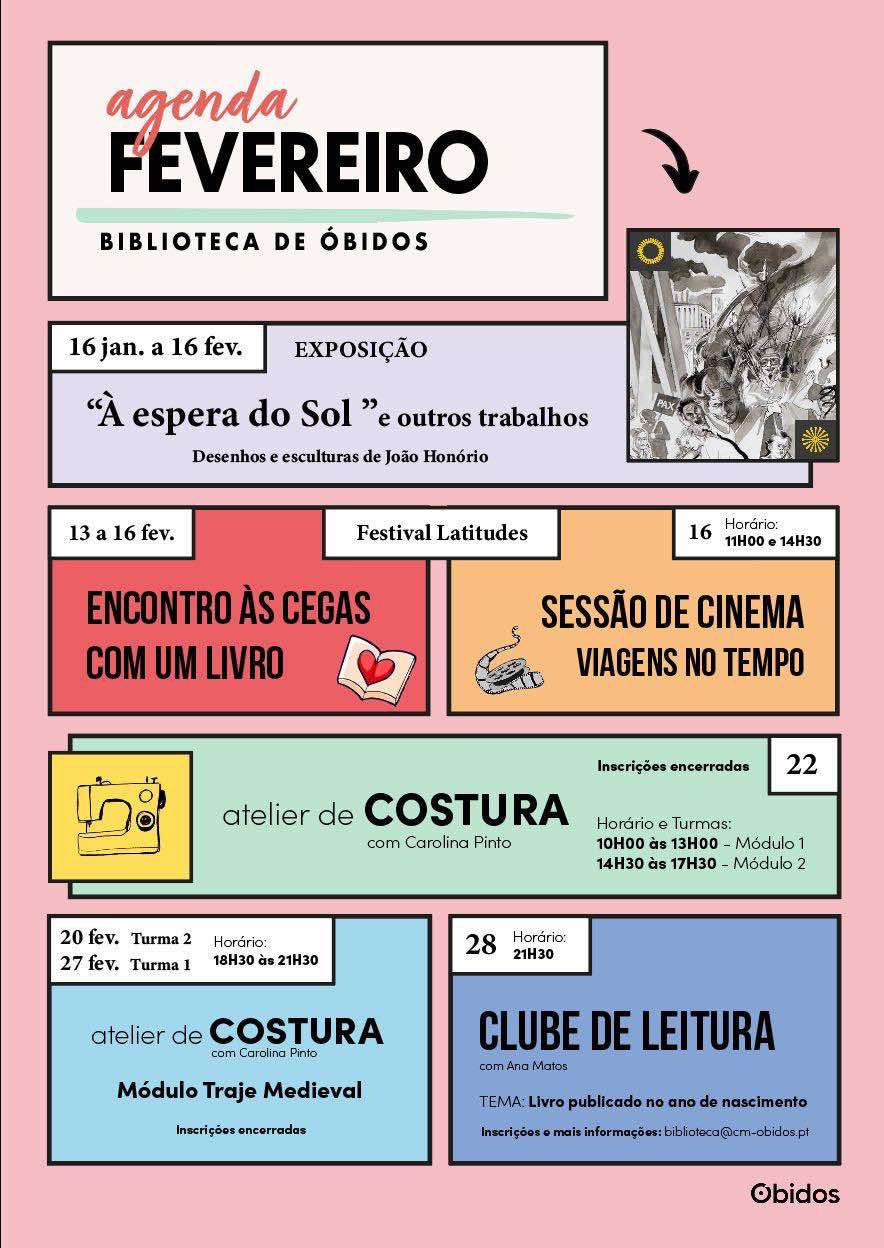 Agenda Biblioteca - Fevereiro 2025