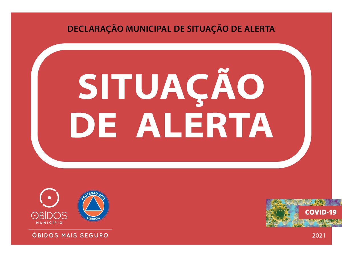 Óbidos mantém Situação de Alerta até 30 de Abril de 2021