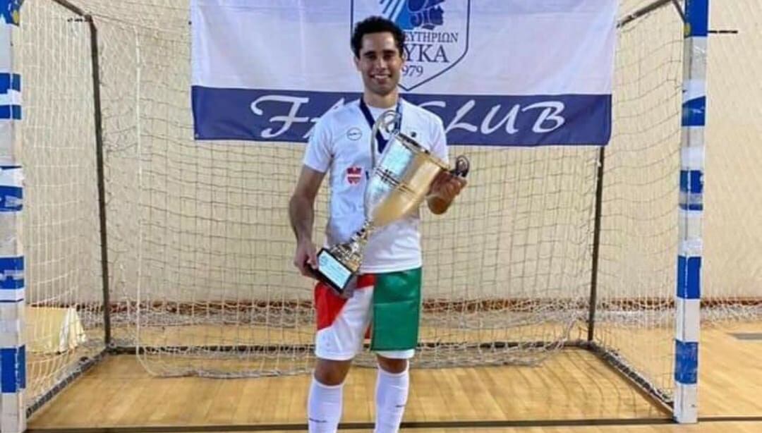 Cláudio Rodrigues é campeão de futsal na Grécia e ruma à Liga dos Campeões
