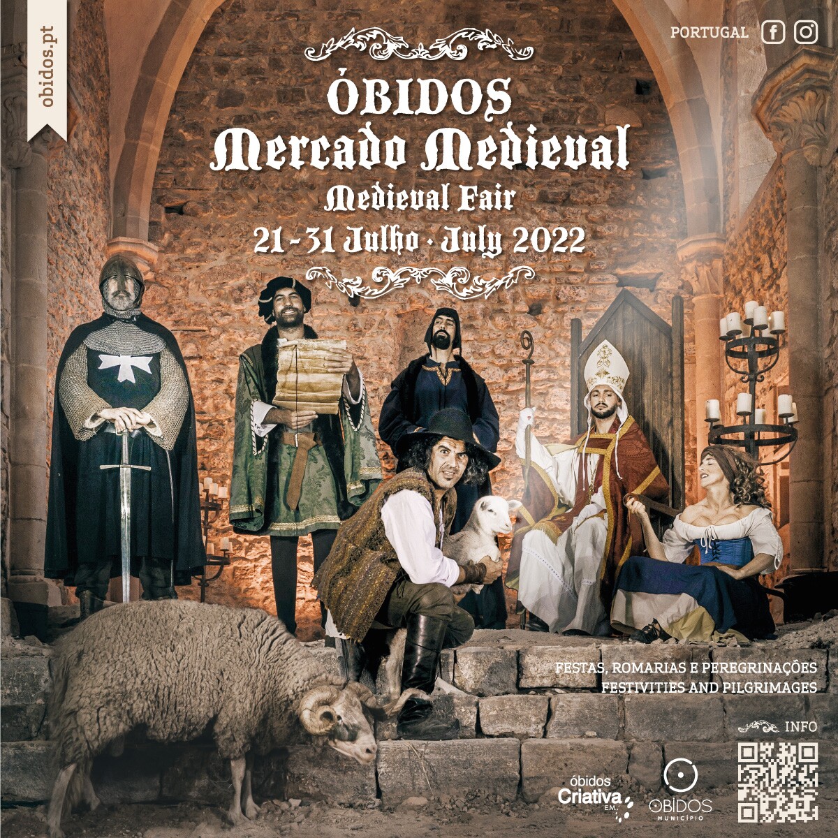 Óbidos traz de volta a Idade Media e recria festas, romarias e peregrinações