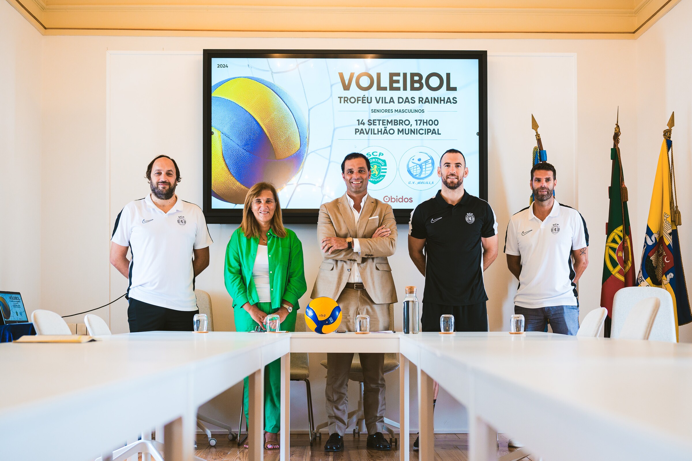 Óbidos estreia Troféu Vila das Rainhas em voleibol e arranca com jogo entre Sporting e Melilla Ca...