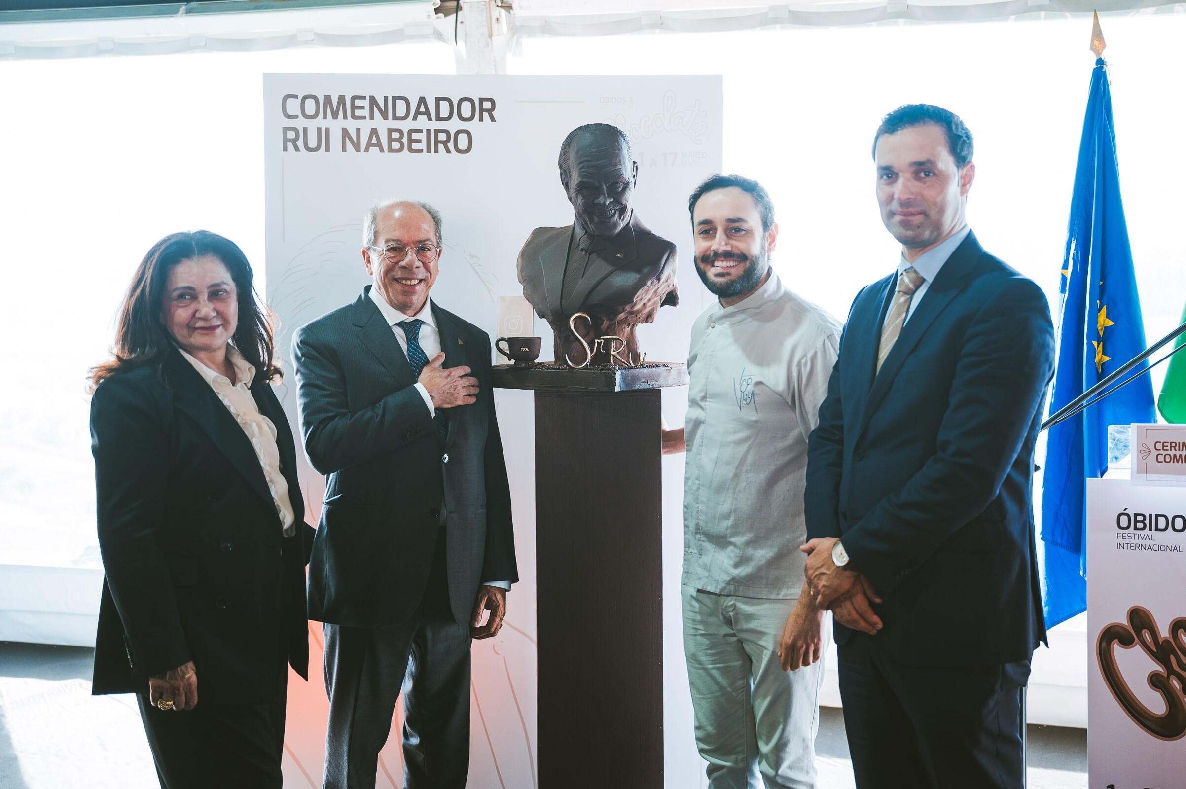 Óbidos presta homenagem ao comendador Rui Nabeiro, “o homem de sorriso largo”