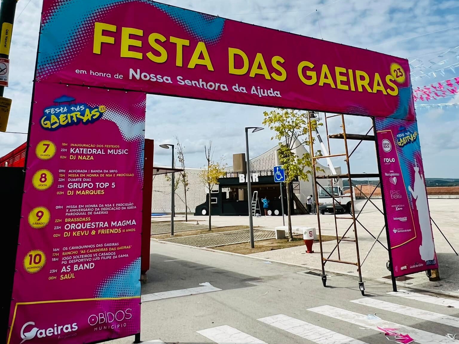 Festa nas Gaeiras em honra de Nossa Senhora da Ajuda